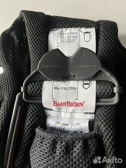 Эргорюкзак переноска babybjorn mini mesh