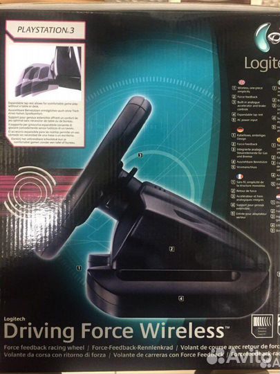 Sony playstation 3 руль беспроводной. PS3