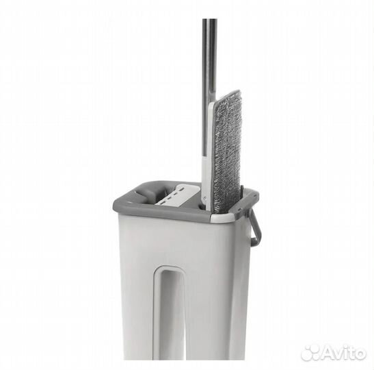 Швабра плоская с полосканием и отжимом