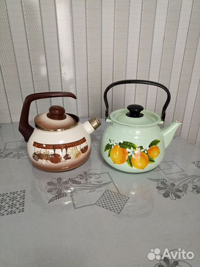 Чайник эмалированный