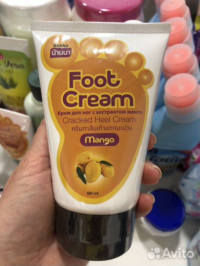 Тайский питательный крем для ног с манго