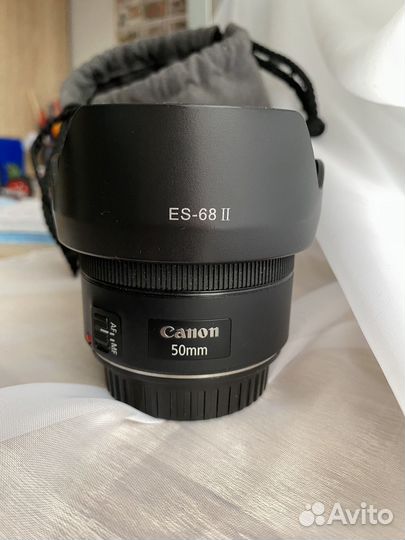 Объектив canon ef 50mm f 1 8 stm