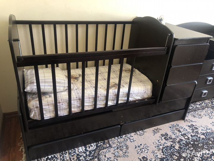 Кроватка трансформер детская