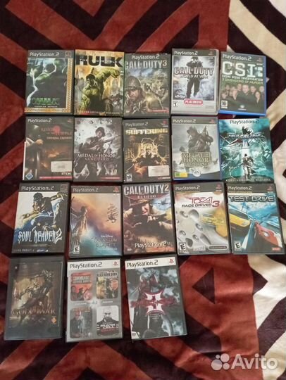Игровые диски на ps2