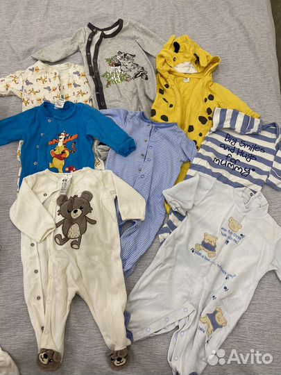 Вещи пакетом 0-8 месяцев