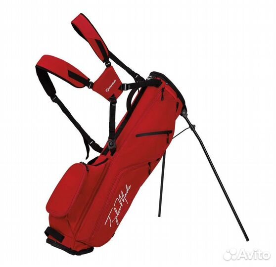 Сумка для гольфа TaylorMade Flextech Carry, красна