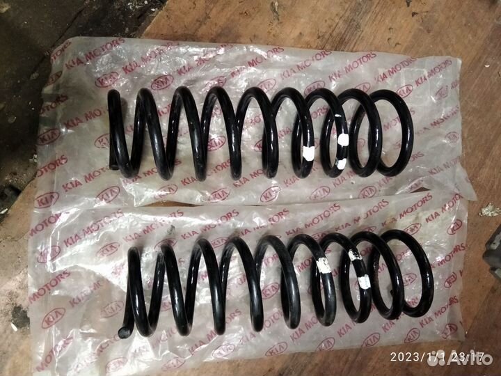 Пружины задние на hyundai Elantra