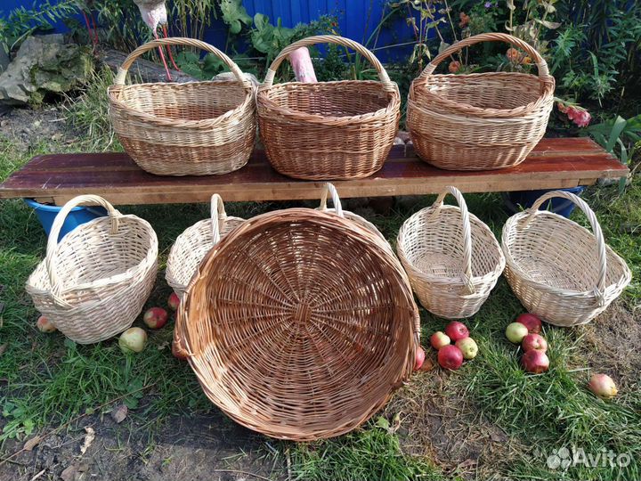 Корзины плетёные