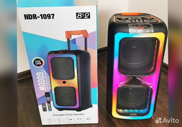 Напольная Караоке Bluetooth колонка NDR-1097