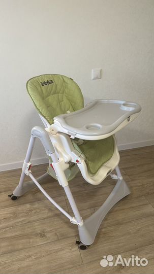 Стульчик для кормления babyton зеленый