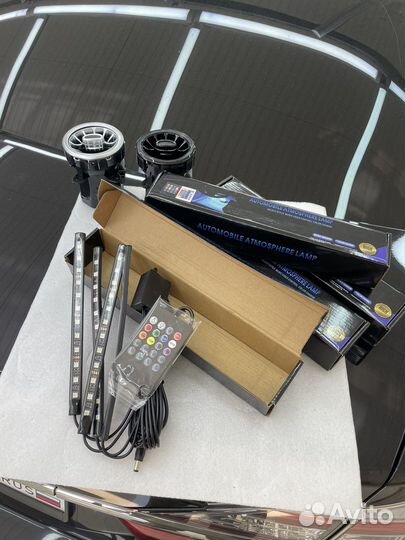 Светодиодная лента rgb 12вольт с пультом в салон