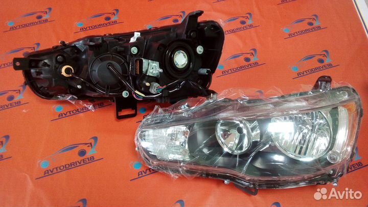 Фара передняя правая И левая lancer 10