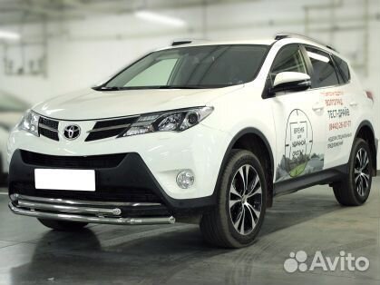 Защита бампера Toyota Rav-4, 2013-2015г.в