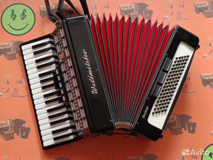 Аккордеон weltmeister serino почти новый