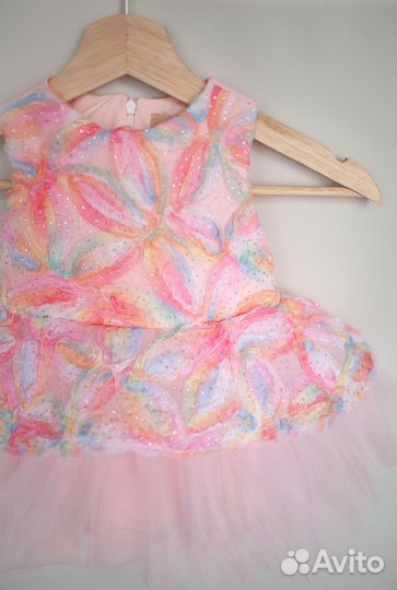 Нарядное платье для девочки 92