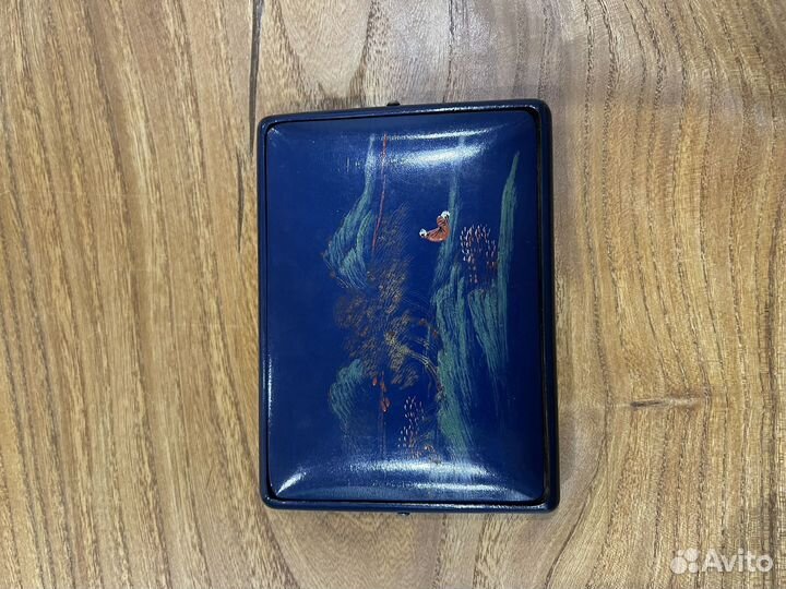 Портсигар, винтаж, Китай (ручная работа)