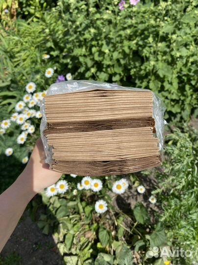 Пакеты бумажные крафт 98 шт 12*8*24 см