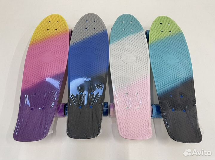 Пенниборд Tech Team Tricolor 27”