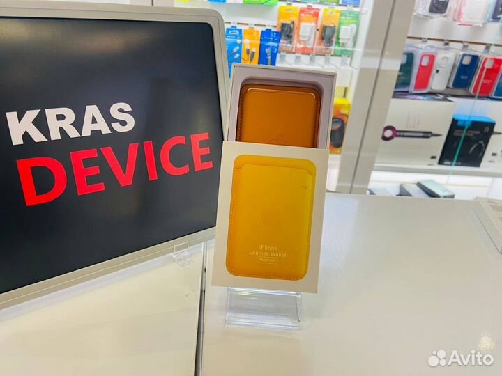 Кардхолдер iPhone Leather Wallet Magsafe