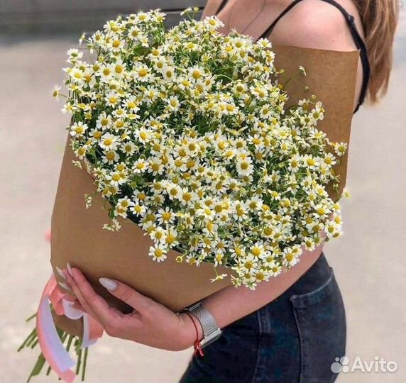 Ромашки, букет из ромашек, доставка цветов