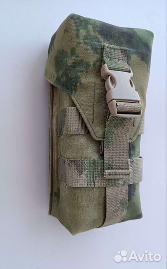 Закрытый подсумок под 2 магазина ак