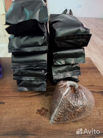 Кофе Бразилия Сантос 100 арабика 9кг