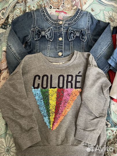 Большой пакет 15 вещей на девочку 116 122