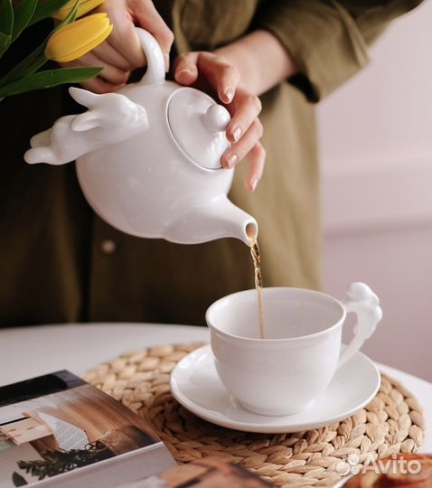 Claystreet чайник заварочный фарфор