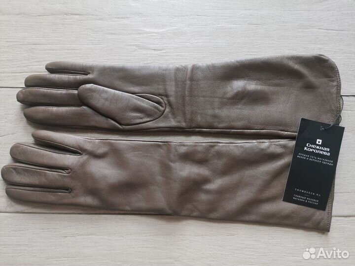 Перчатки labbra 6.5 кожа ягненка Снежная королева