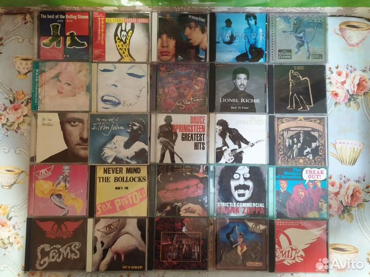 CD disc japan, U. S. A., europa