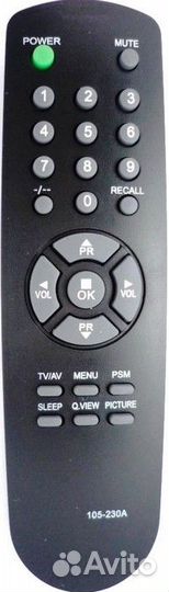 Пульт ду для кинескопных тв 