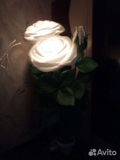 Торшер,Розы
