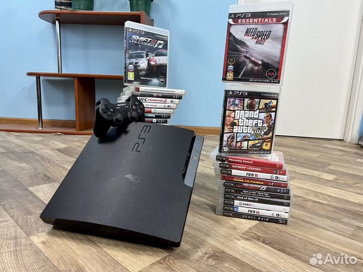 Sony PlayStation 3 PS3 Slim / 320 gb / 32 Игры