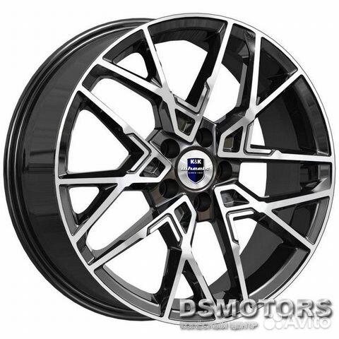 Диски Вудроф 7.0/18 5x108 ET50 d63.35 алмаз чёрный