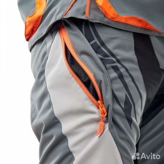 Штаны Эндуро Freeride DF Grey-Orange, разм. М