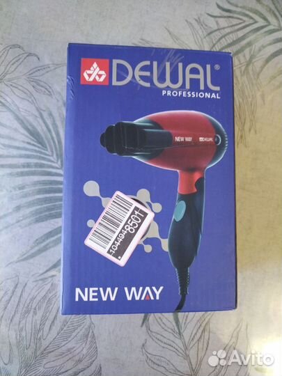 Фен складной дорожный новый dewal