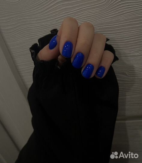 Магикюр гель-лак наращивание