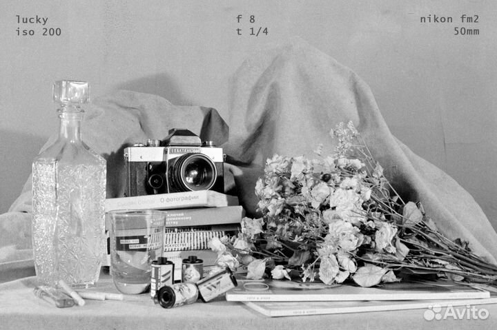 Ч/б плёнка lucky ISO 200