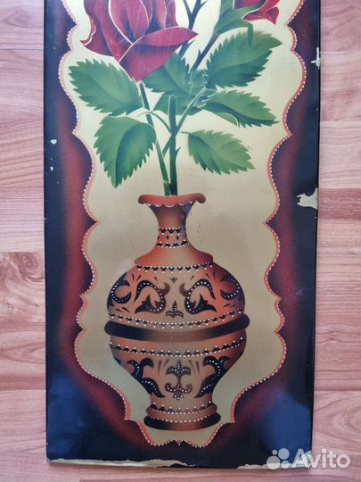 Настенное панно картина Цветы СССР