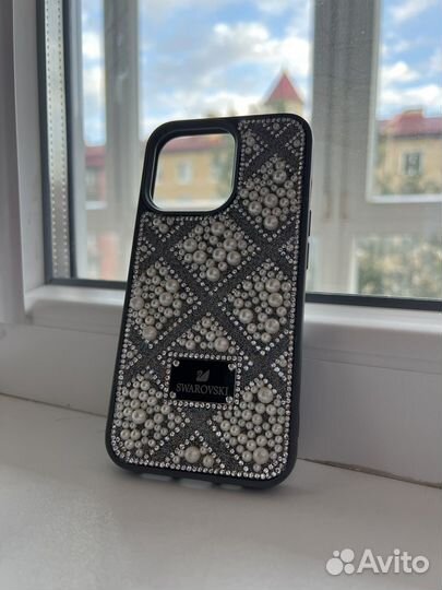 Чехол на iPhone 13 pro swarovski