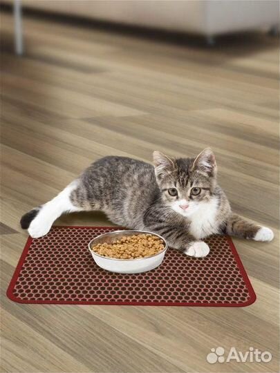 Коврик EVA/ева/эва/3д под миску для кошек и собак