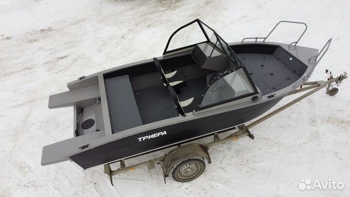 Алюминиевая моторная лодка 