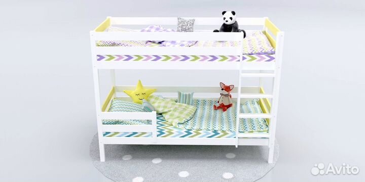 Двухъярусная кровать детская доставка по РФ