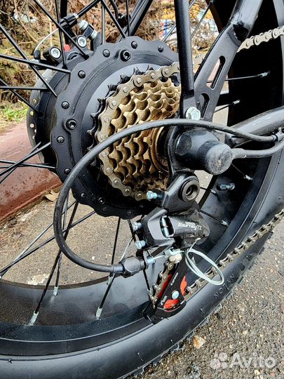 Электровелосипед фэтбайк складной