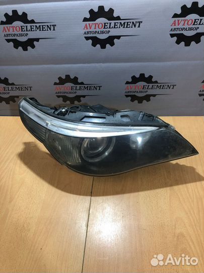 Фара правая под ремонт или запчасти Bmw e60 дорест