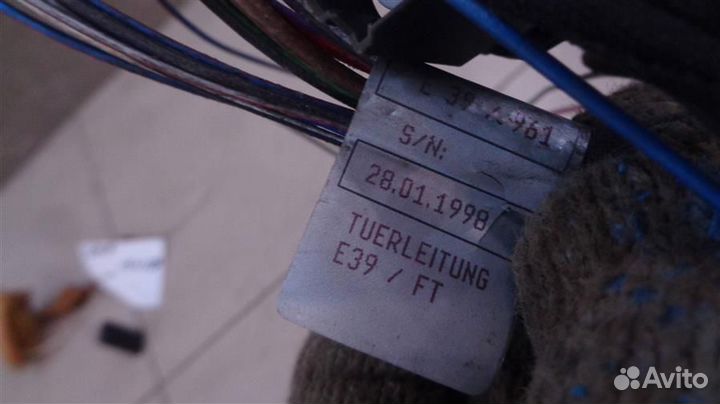 Проводка двери передней левой BMW 5-Series E39 19