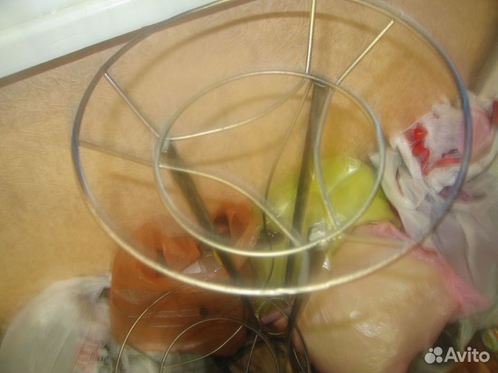 Подставка для цветов из метала хромированного