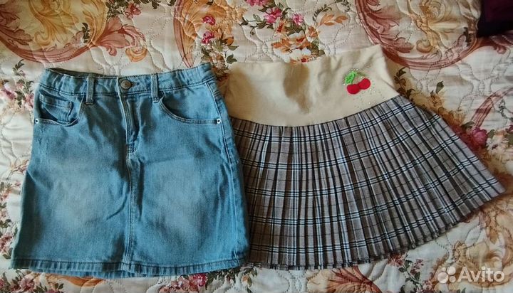 Одежда для девочки пакетом 128 рост