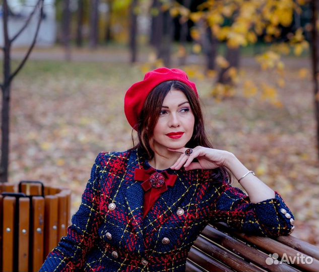 Твидовый жакет, разм 44-46