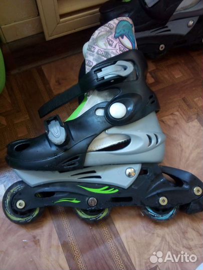 Роликовые коньки детские раздвижные